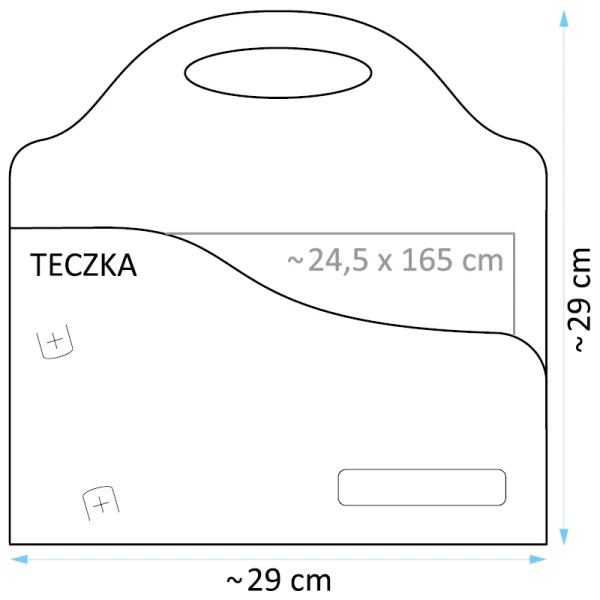 Dyplom Pasowanie na Ucznia, Teczka / Ołówek
