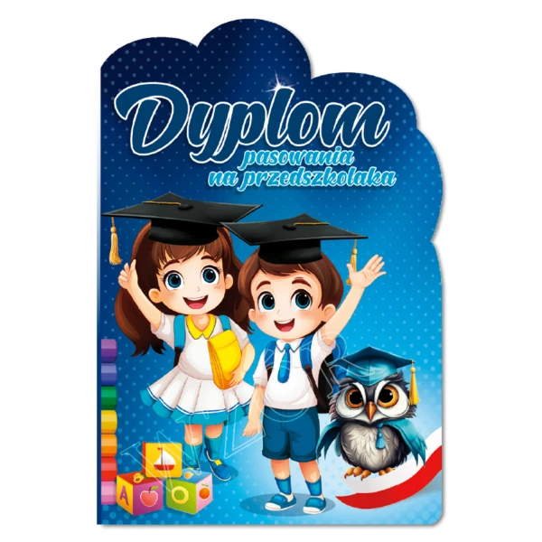 Zestaw na Pasowanie na Przedszkolaka (Dyplom, Biret, Zakładka)
