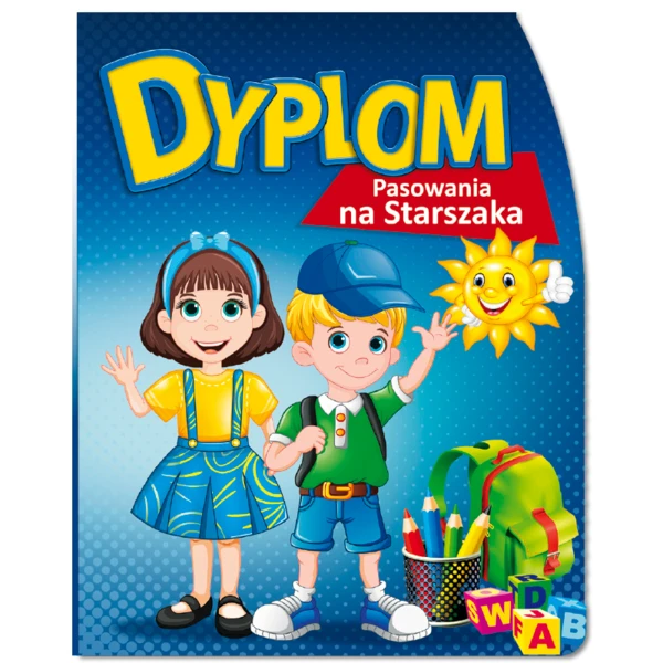 Zestaw Pasowanie na Starszaka (Dyplom, Biret, Zakładka)