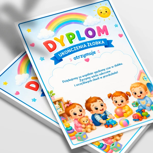 Dyplom Ukończenia Żłobka