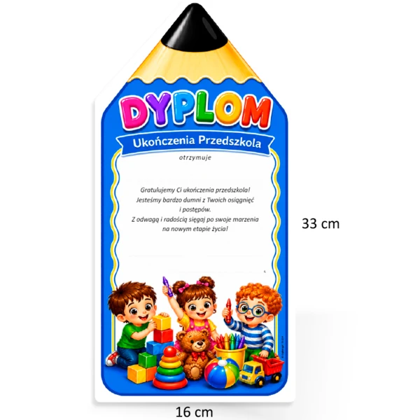 Prezent ukończenie oddziału przedszkolnego (medal)