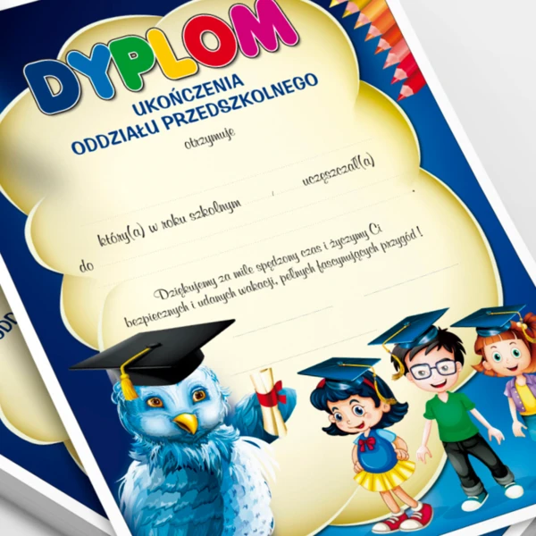 Dyplom Ukończenia Oddziału Przedszkolnego