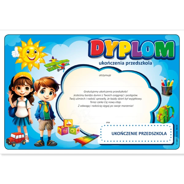 Dyplom Ukończenia Przedszkola