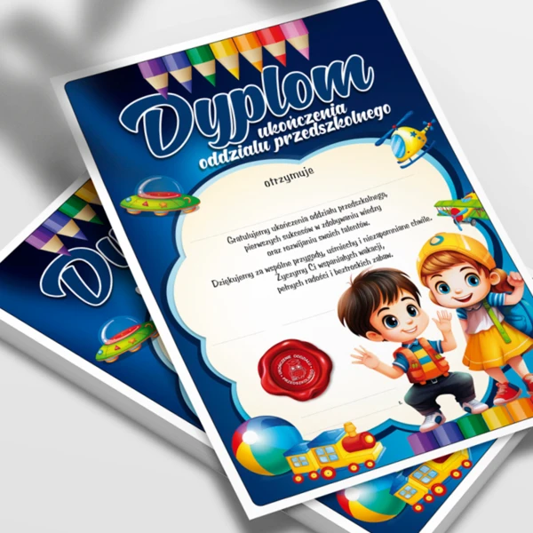 Dyplom Ukończenia Oddziału Przedszkolnego