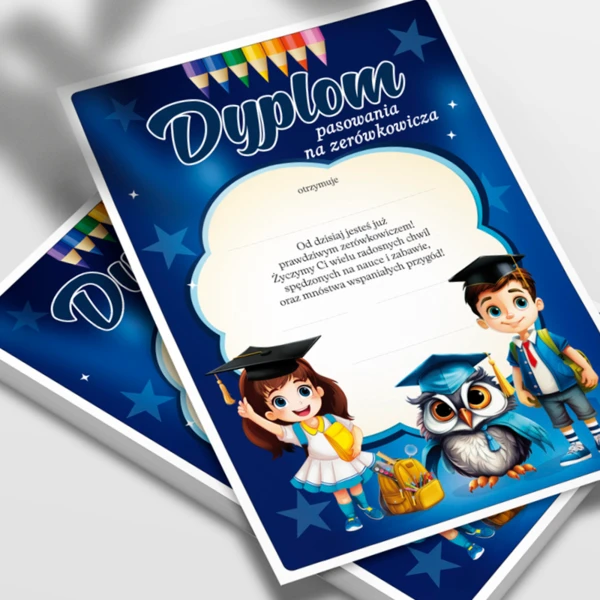 Dyplom Pasowanie na Zerówkowicza